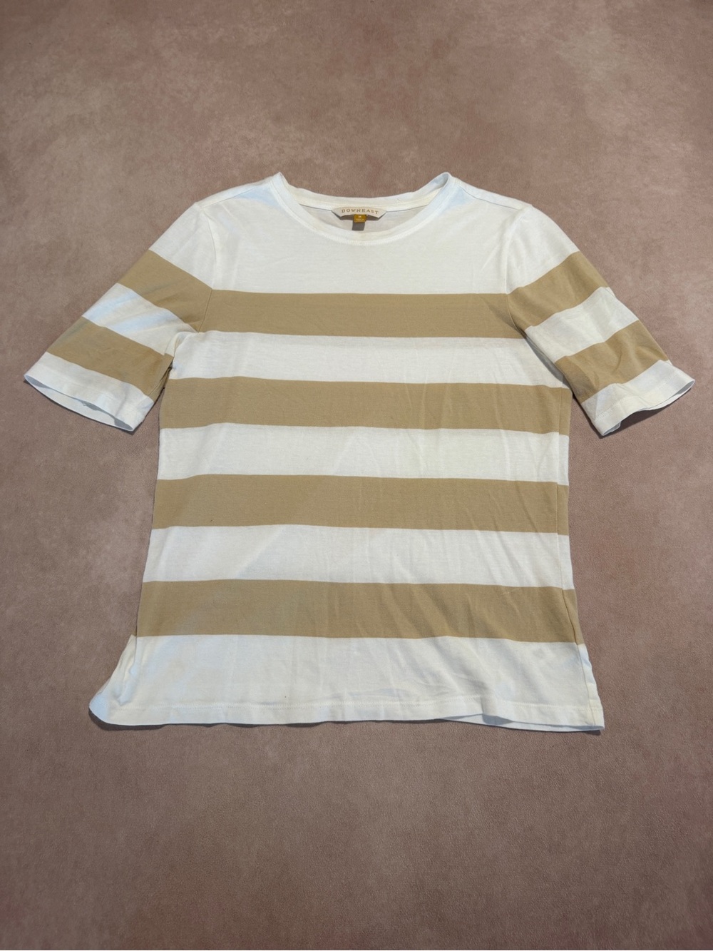 DownEast Striped shirt • size medium